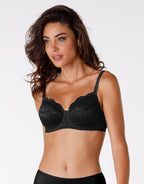 Reggiseno con ferretto senza imbottitura Exuberance, in pizzo. Alto sostegno