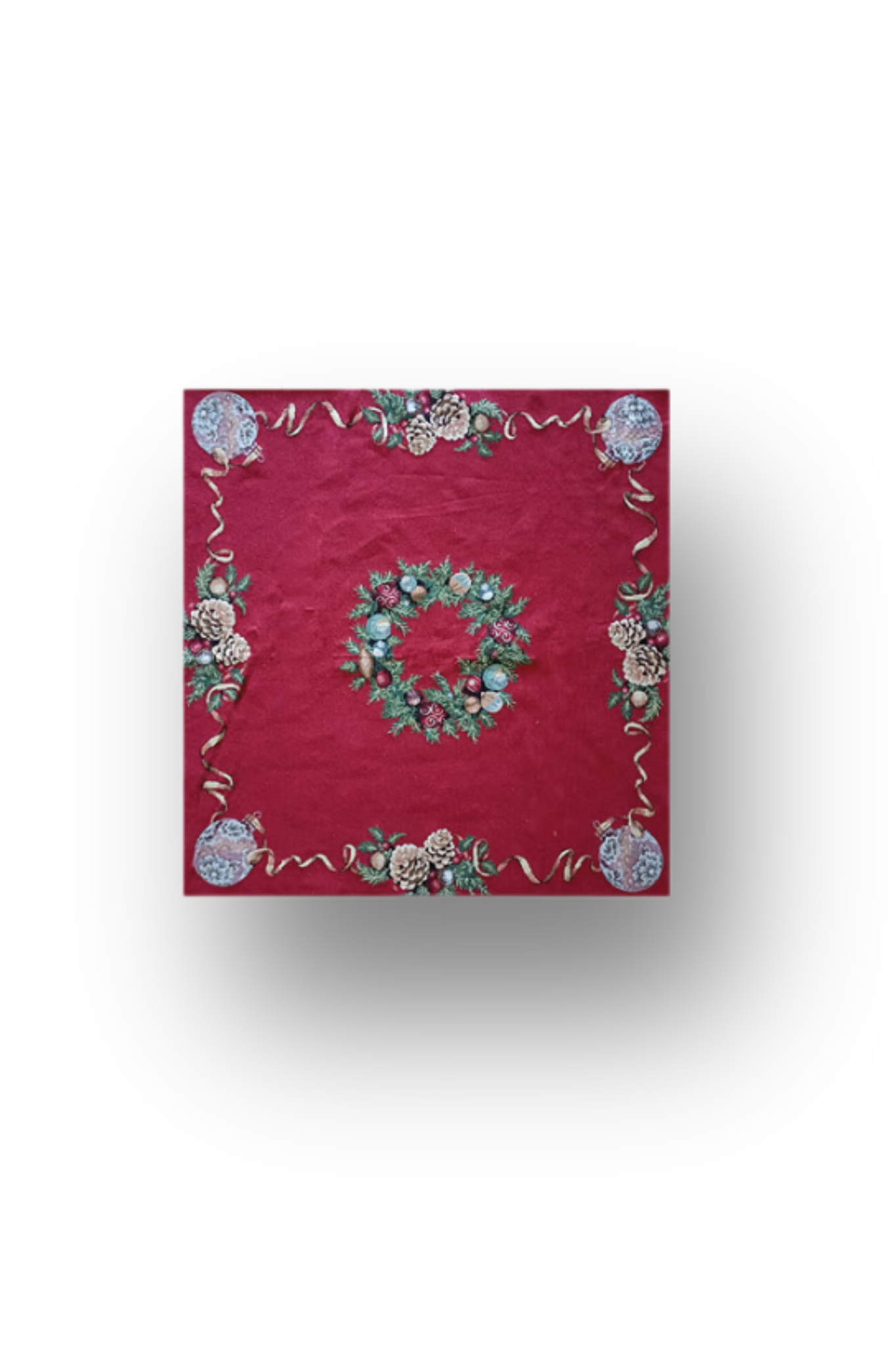 Copricuscino in gobelin piazzato