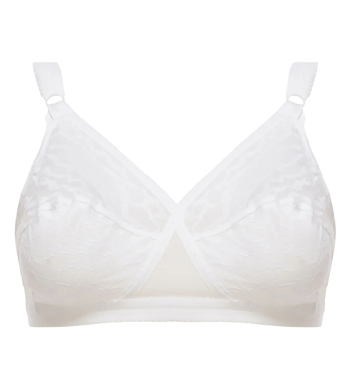 Reggiseno senza ferretto Criss Cross - Bianco
