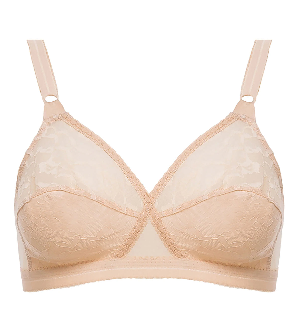 Reggiseno senza ferretto Criss Cross - Beige