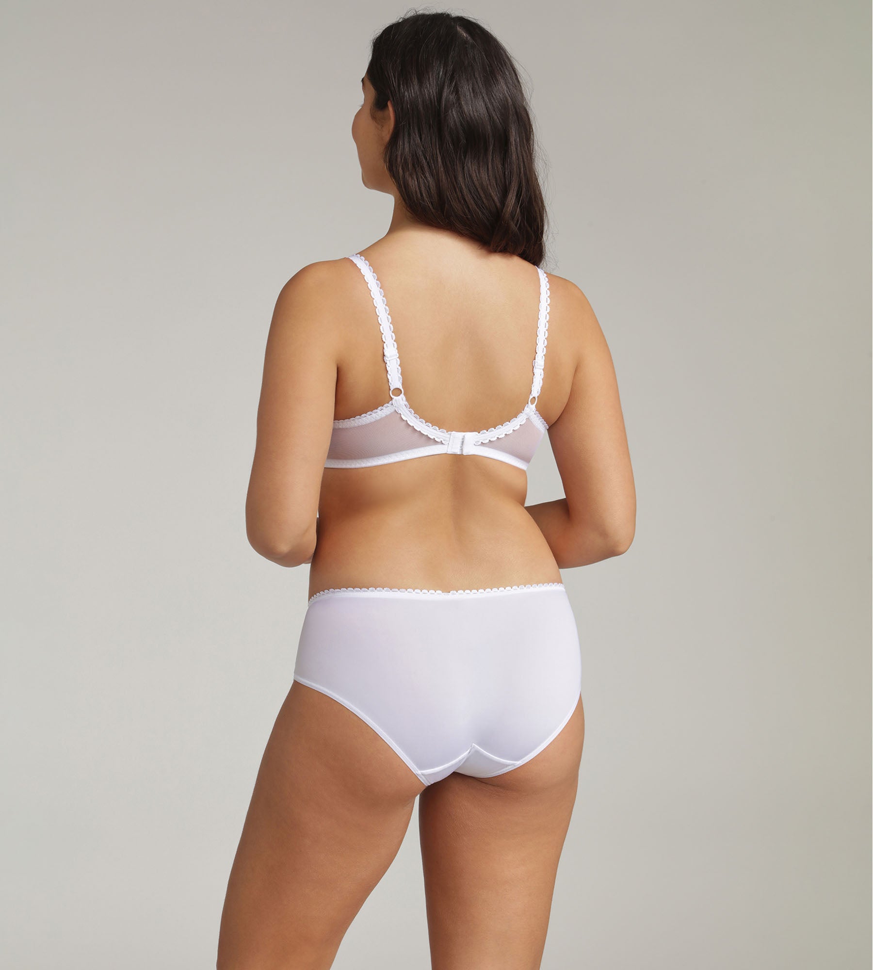 Reggiseno con ferretto bianco Flowery Lace