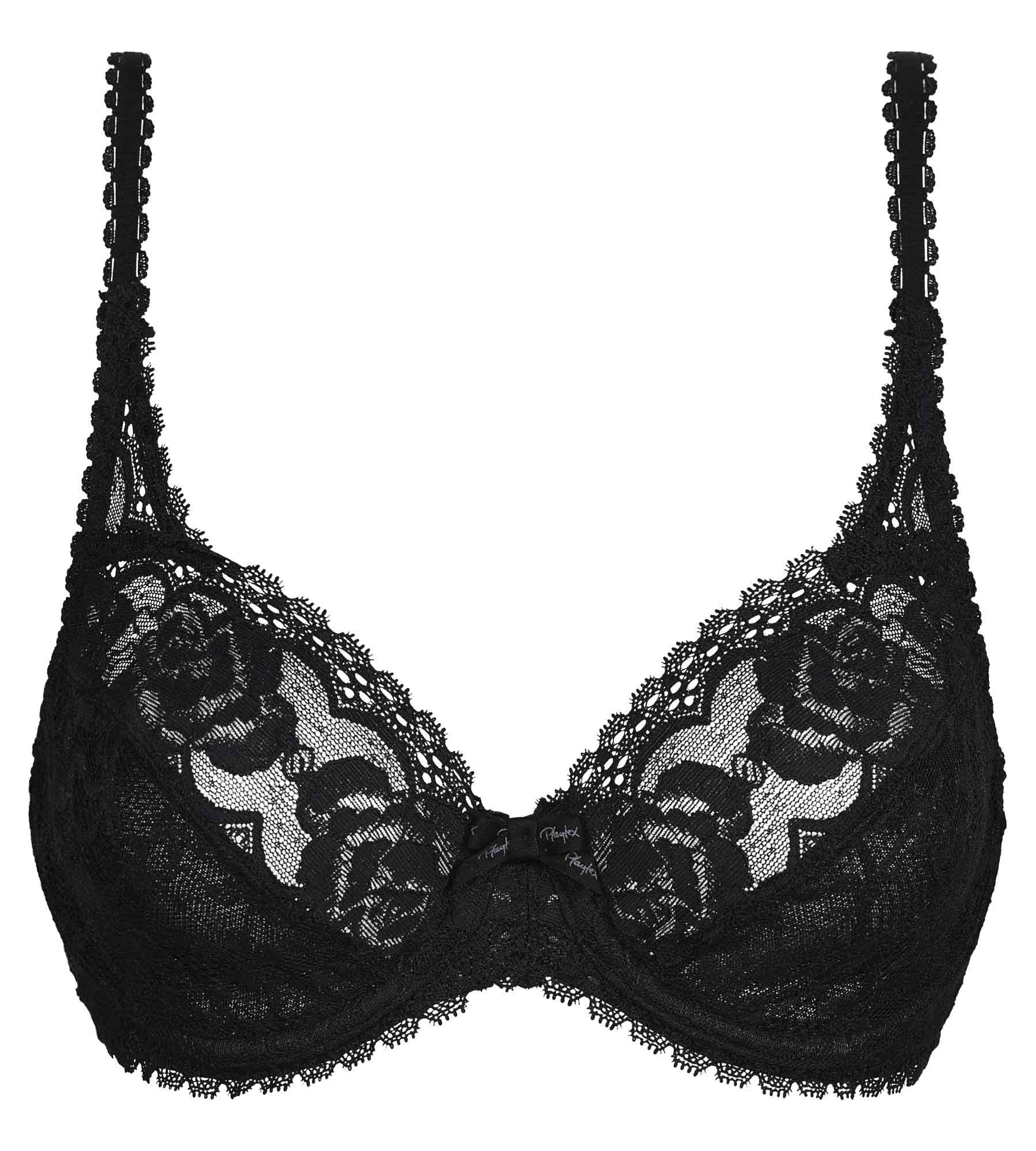 Reggiseno con ferretto bianco Flowery Lace