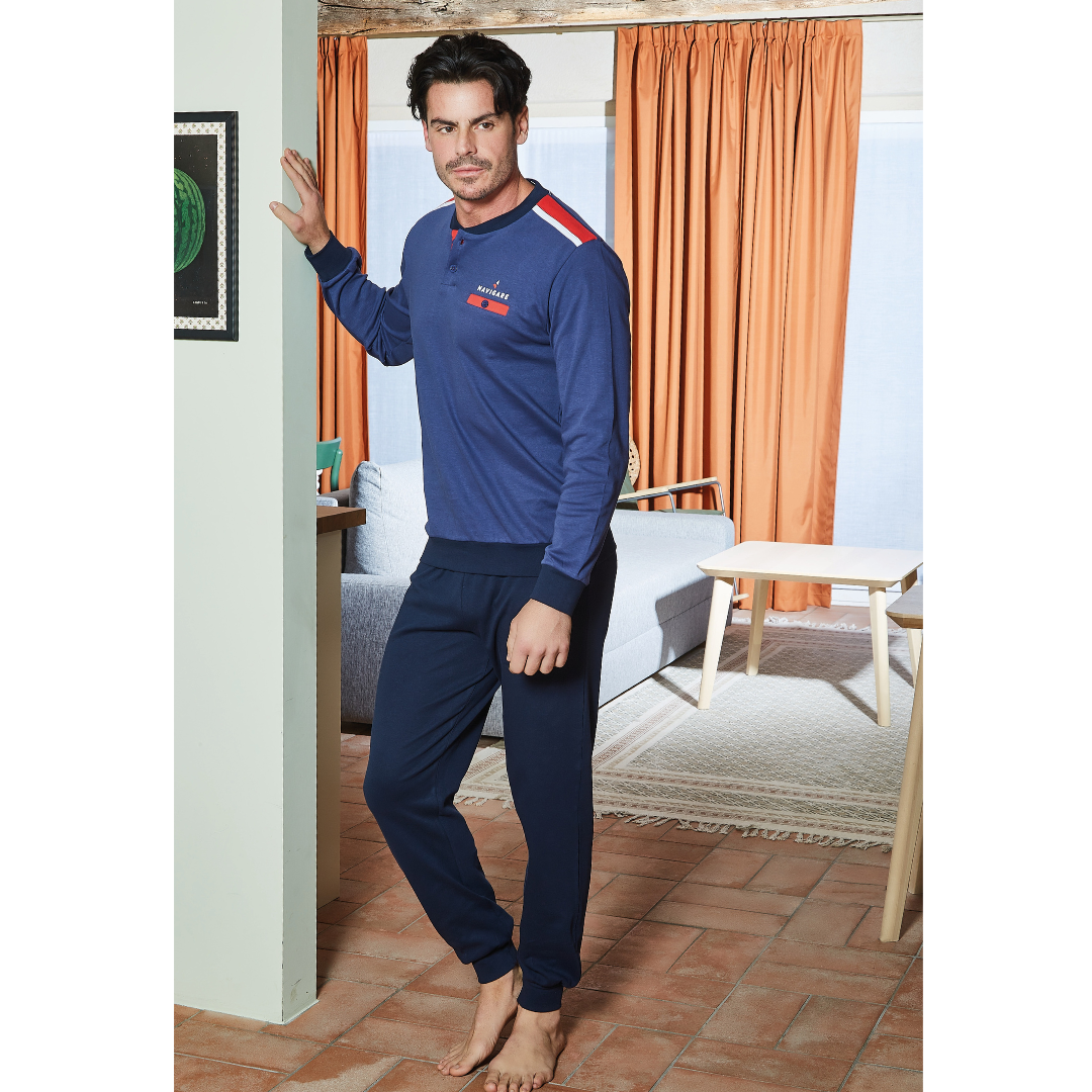 Pigiama da uomo in caldo cotone