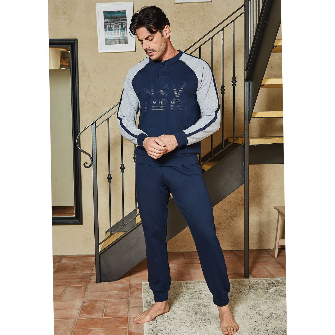 Pigiama da uomo in felpa