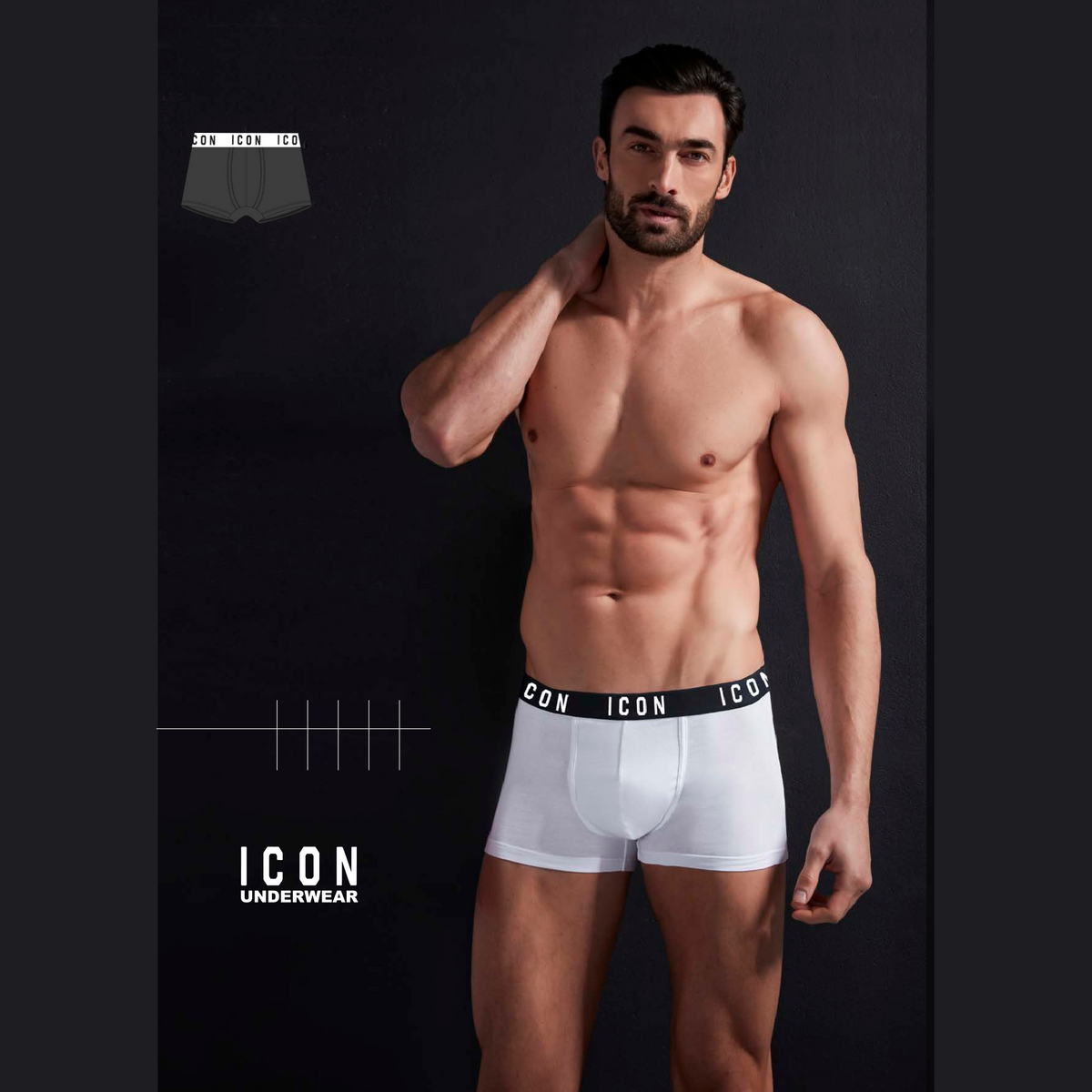 Boxer uomo ICON - Bianco
