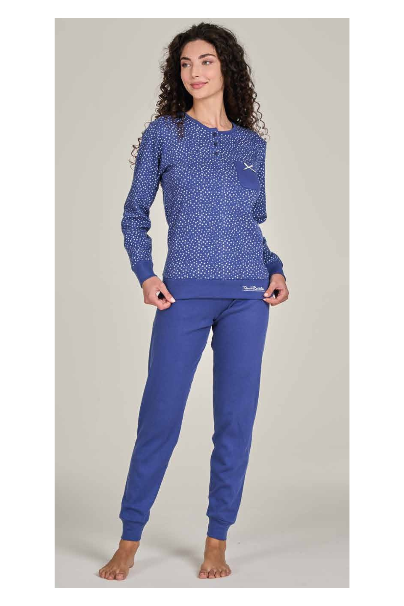 Pigiama da donna in caldo cotone