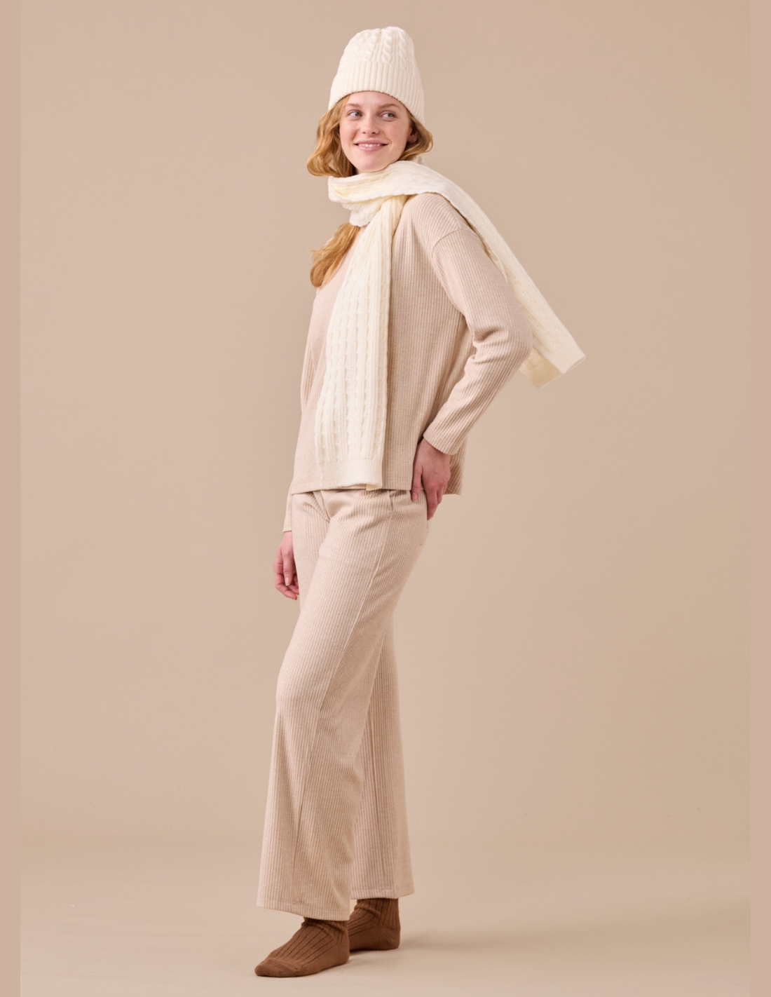Set cappello e sciarpa da donna