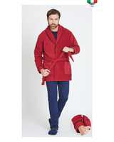 Giacca da camera da uomo in Pile