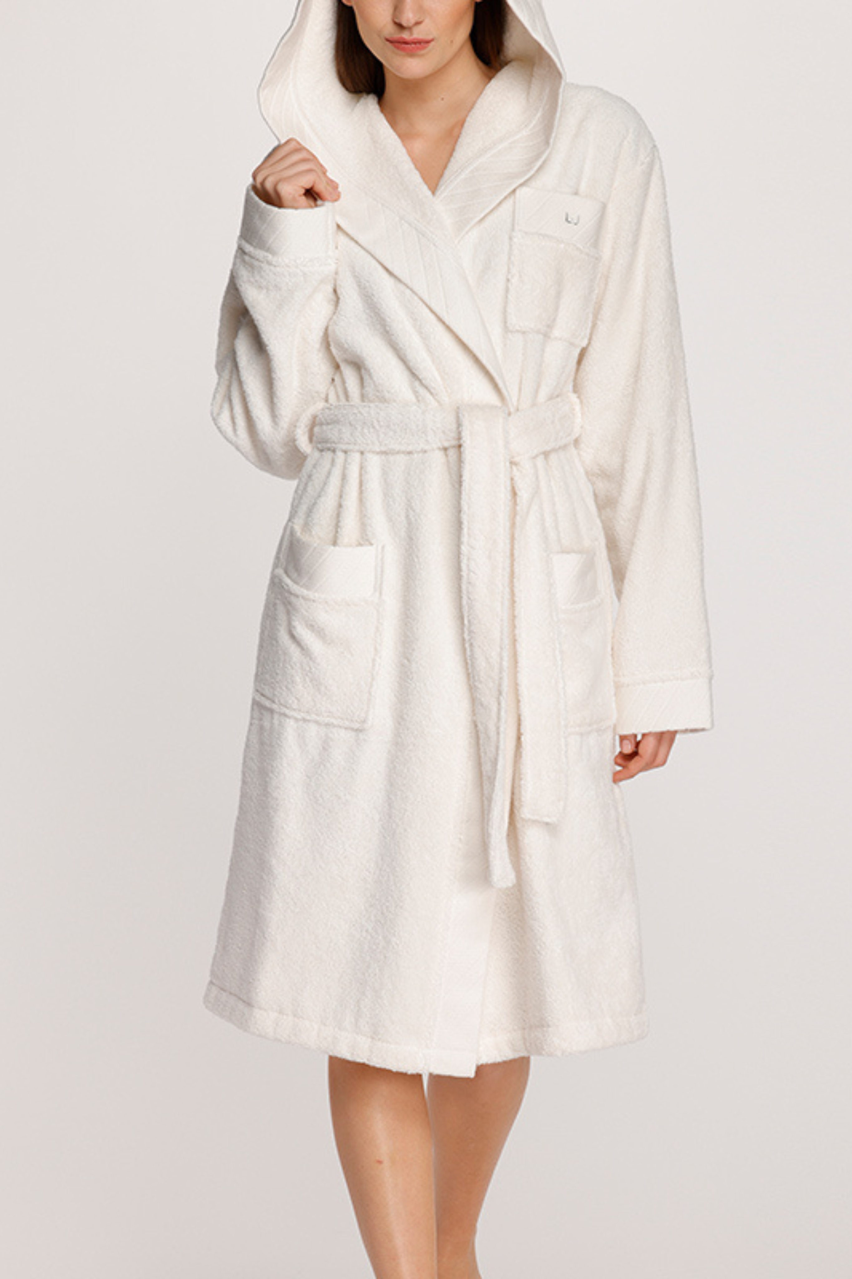 Accappatoio in spugna Diagonal