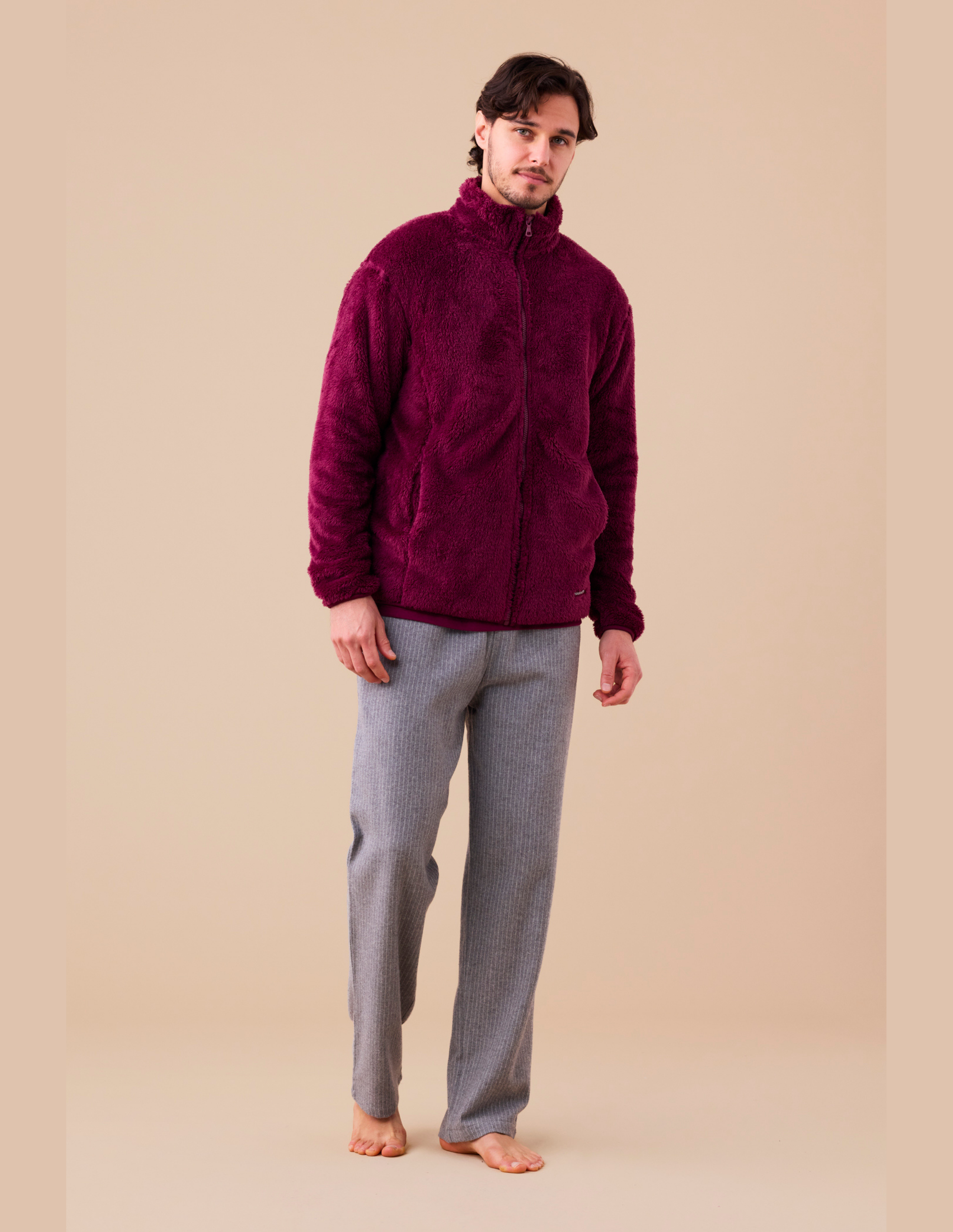 Giocca da uomo in eco pelliccia