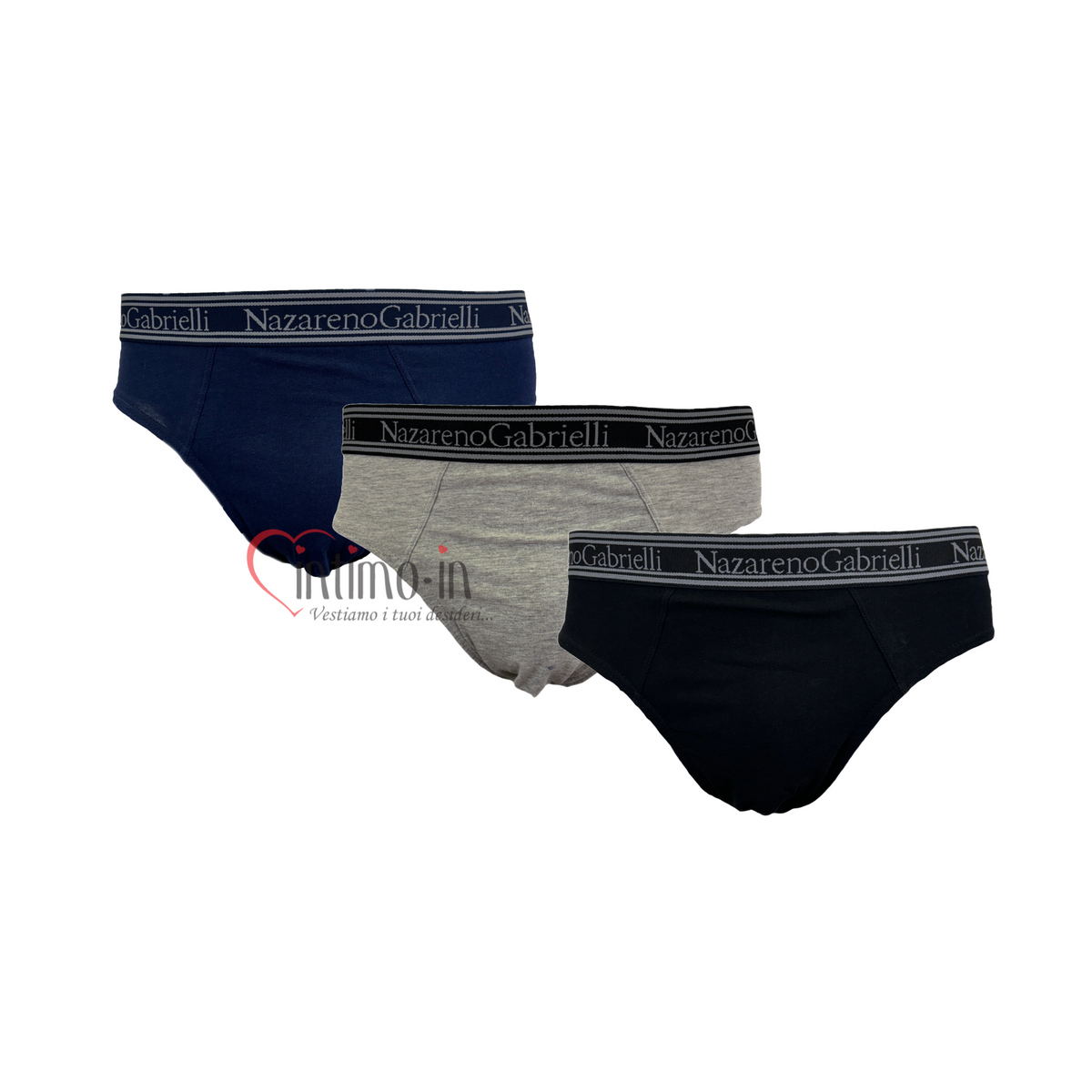 Slip da uomo 3 Pack - Bianco