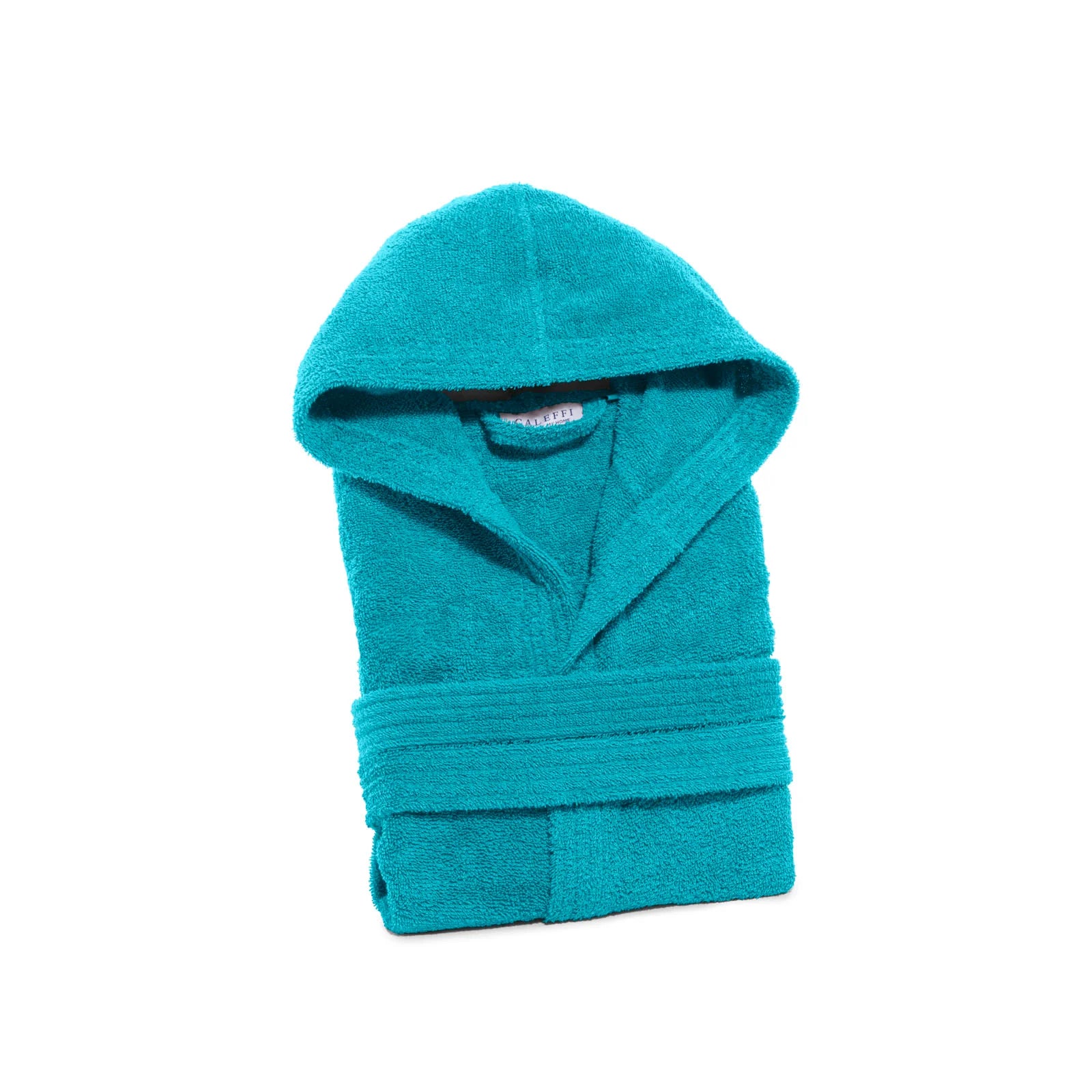 Accappatoio in Spugna di cotone Con Cappuccio Caleffi Minorca Unisex
