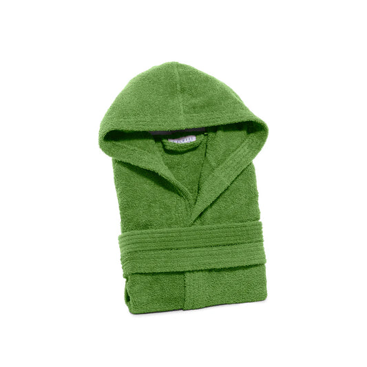 Accappatoio in Spugna di cotone Con Cappuccio Caleffi Minorca Unisex