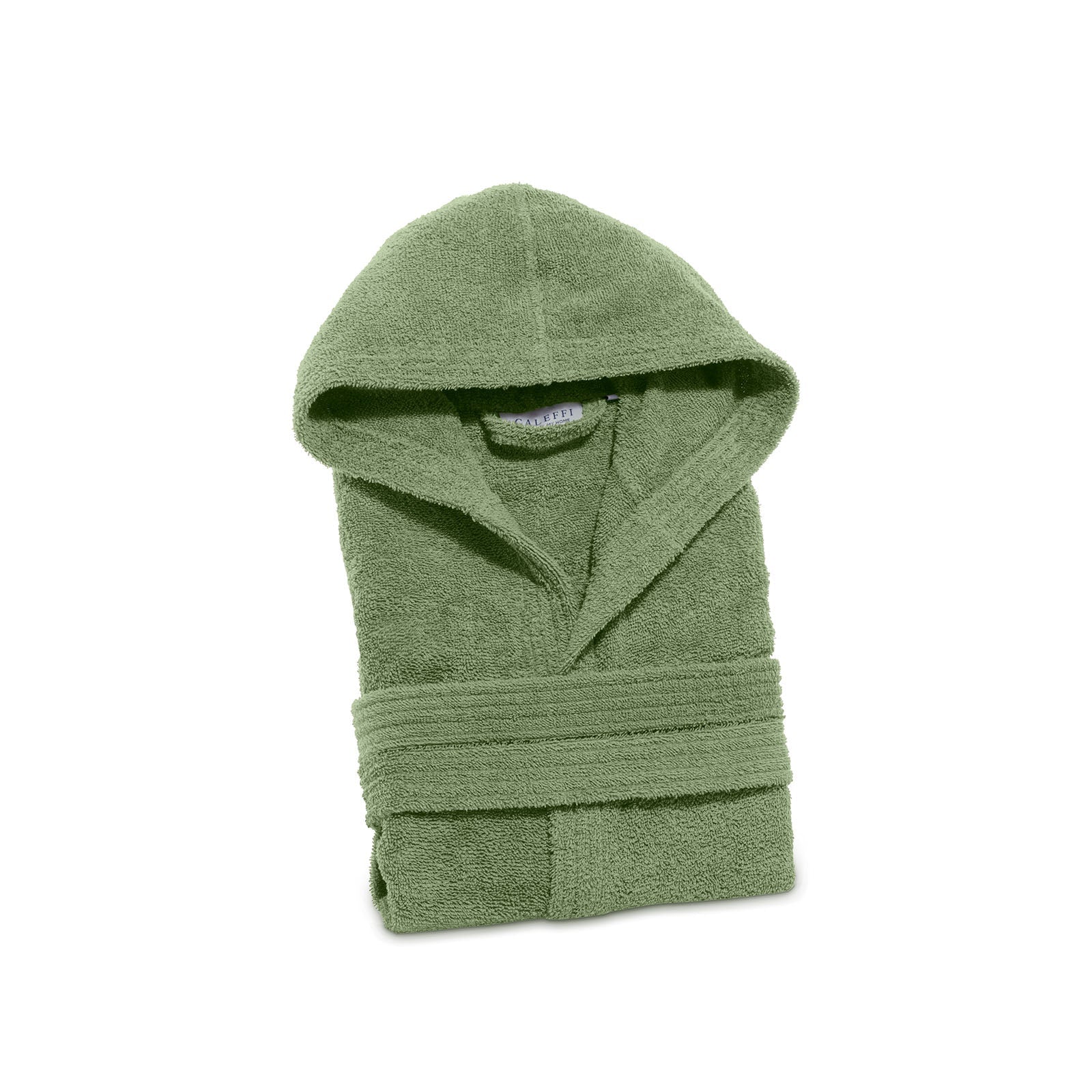 Accappatoio in Spugna di cotone Con Cappuccio Caleffi Minorca Unisex.