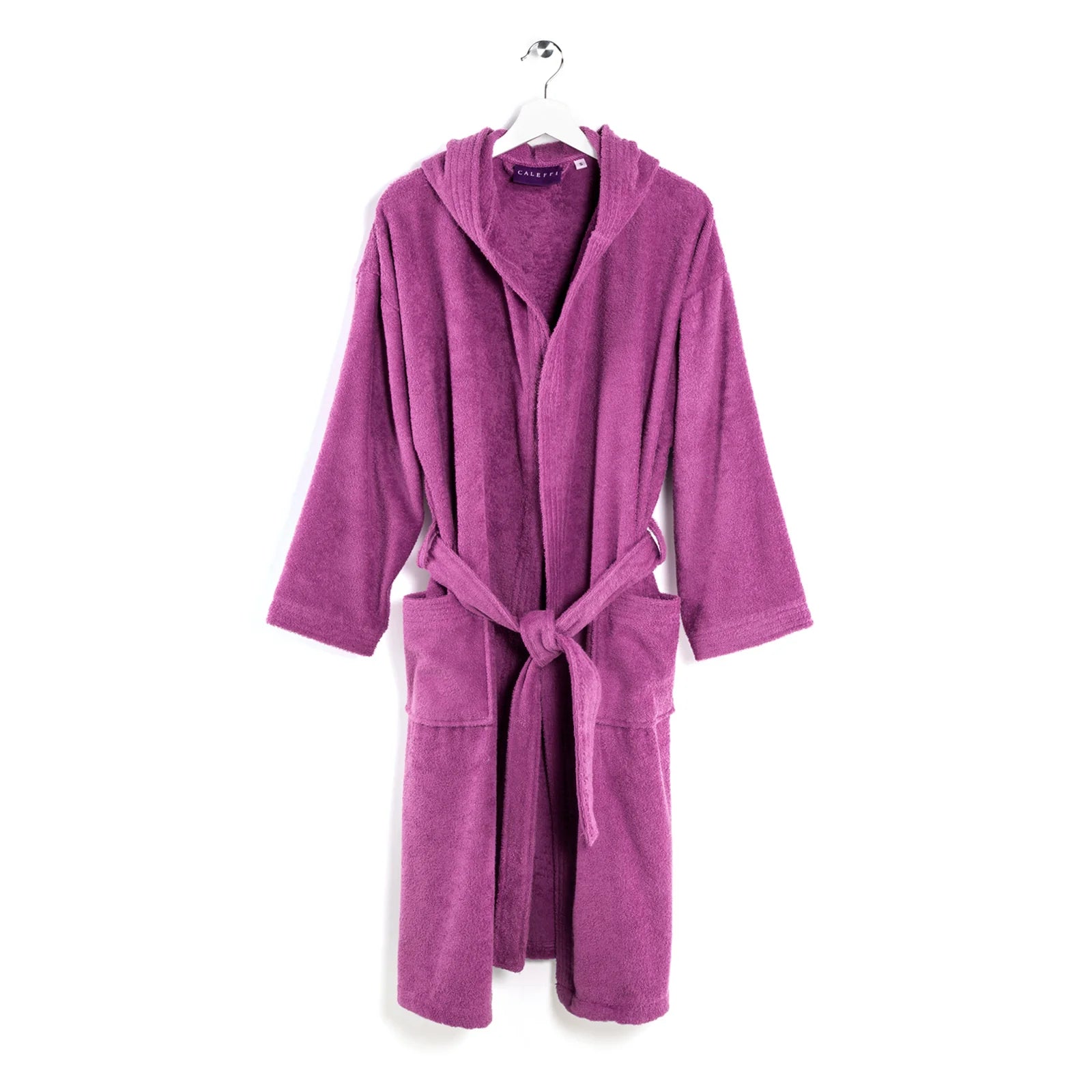 Accappatoio in Spugna di cotone Con Cappuccio Caleffi Minorca Unisex.