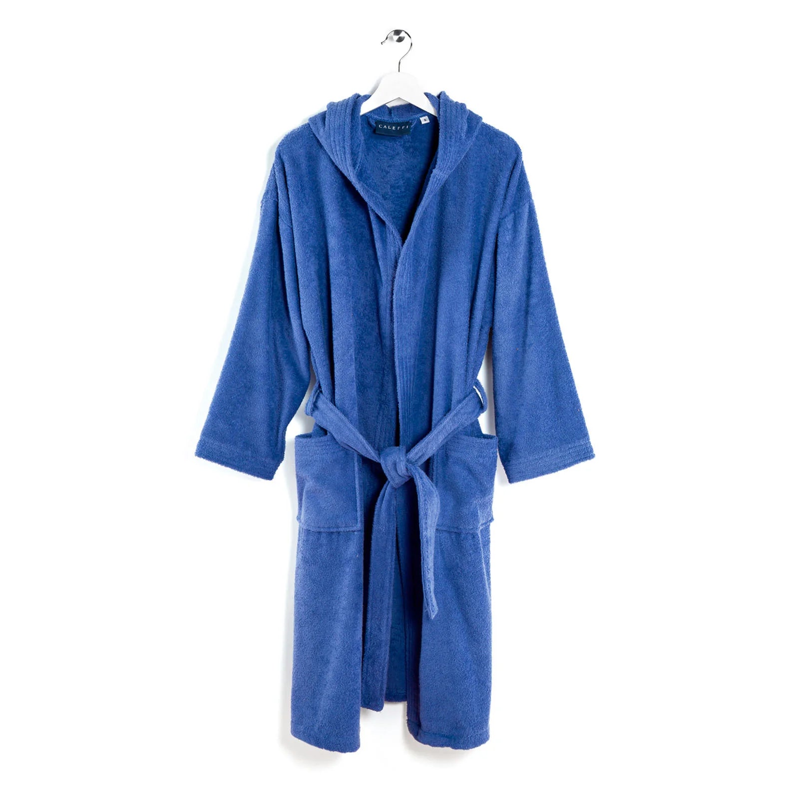 Accappatoio in Spugna di cotone Con Cappuccio Caleffi Minorca Unisex.