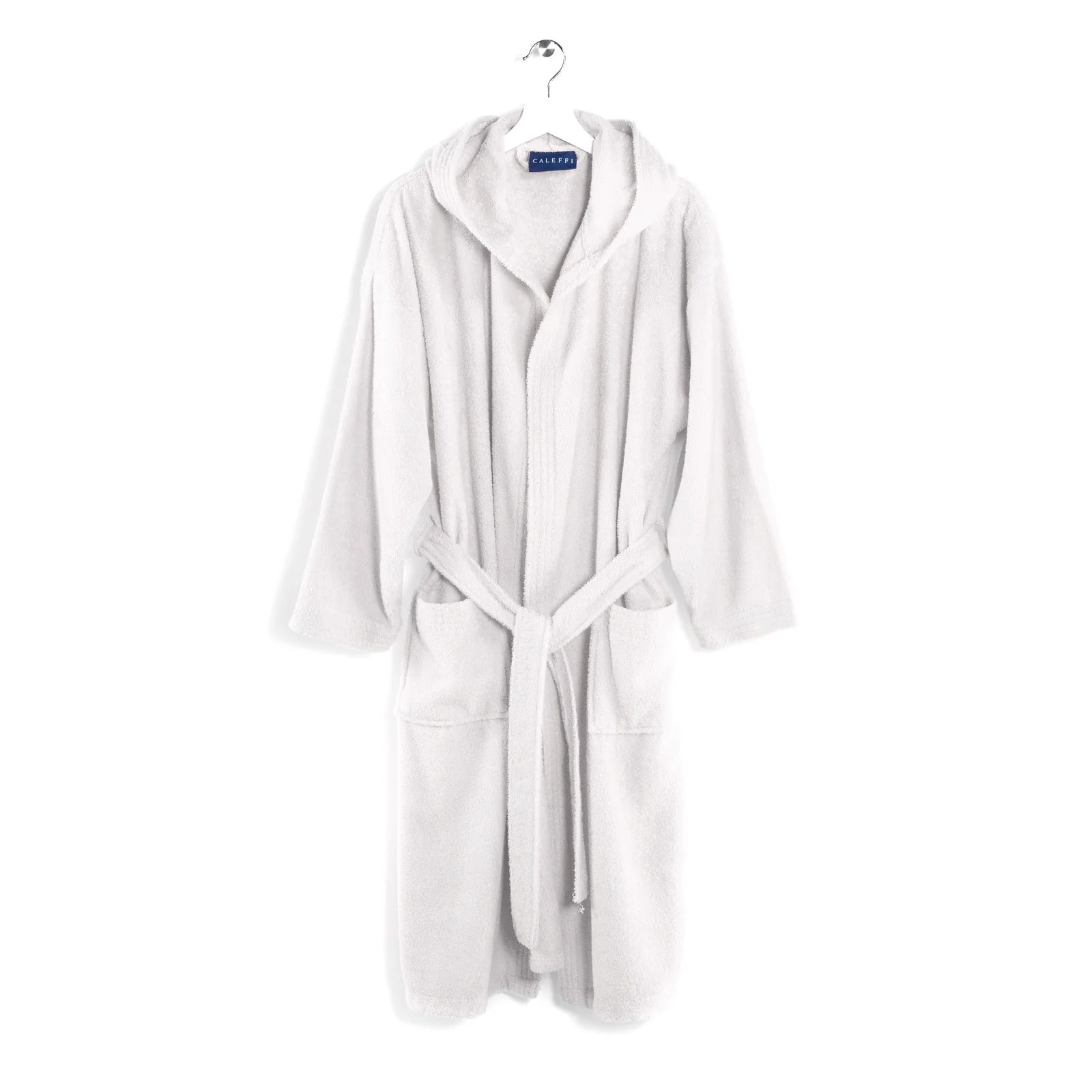 Accappatoio in Spugna di cotone Con Cappuccio Caleffi Minorca Unisex.