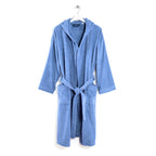 Accappatoio in Spugna di cotone Con Cappuccio Caleffi Minorca Unisex.