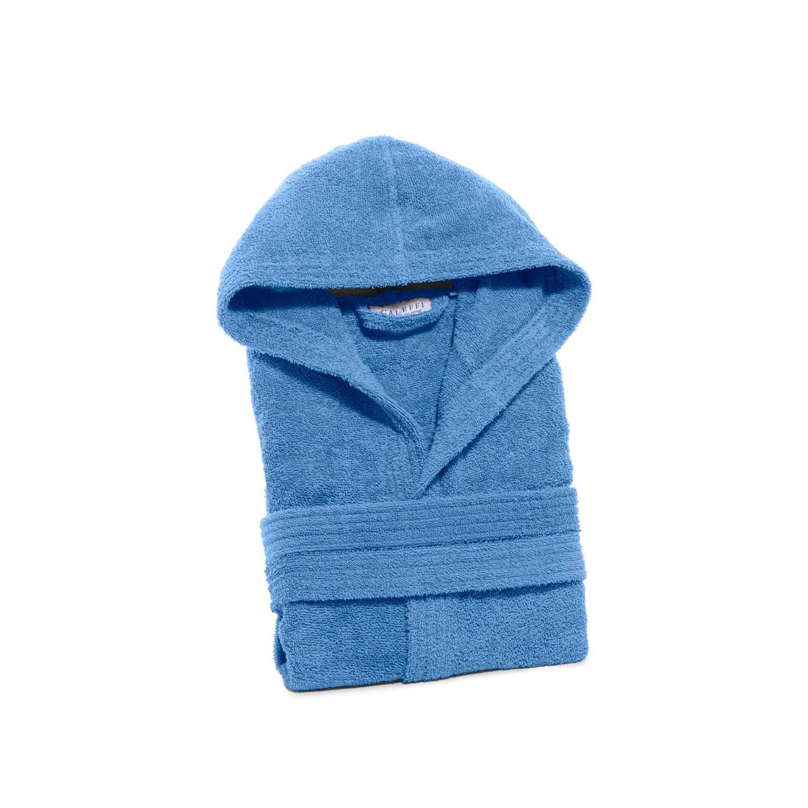 Accappatoio in Spugna di cotone Con Cappuccio Caleffi Minorca Unisex