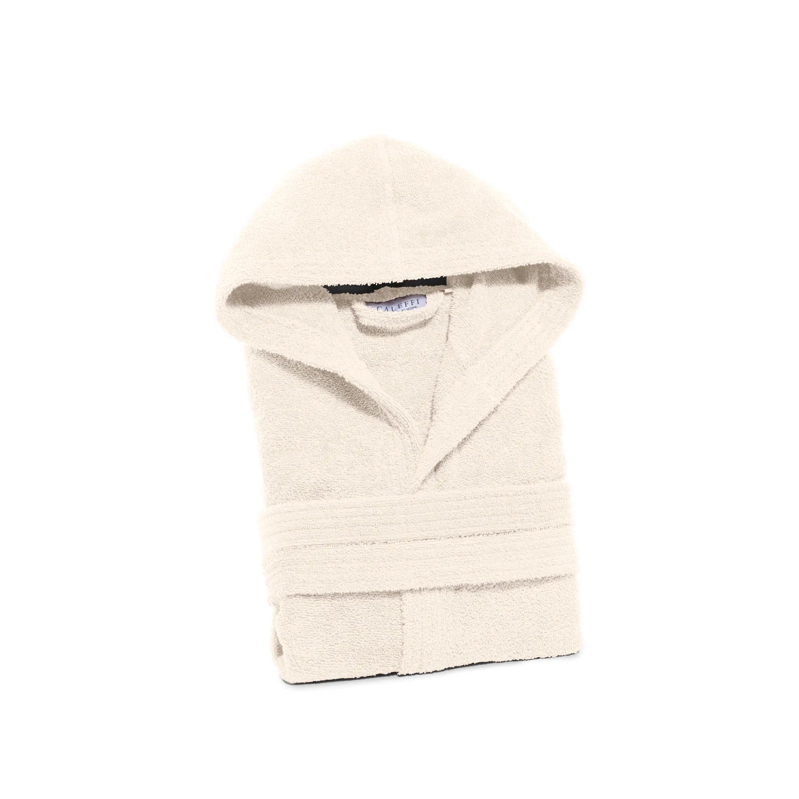 Accappatoio in Spugna di cotone Con Cappuccio Caleffi Minorca Unisex