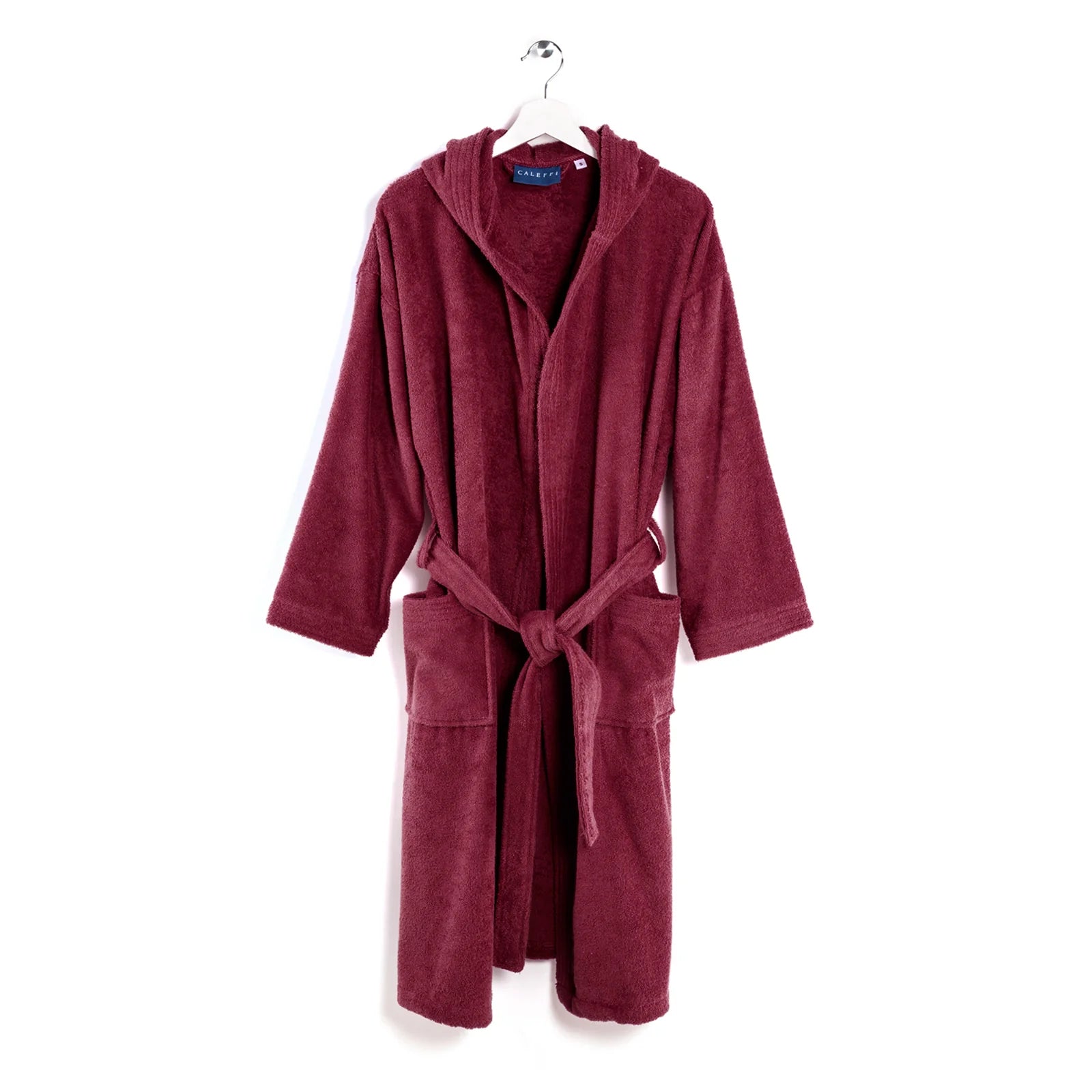 Accappatoio in Spugna di cotone Con Cappuccio Caleffi Minorca Unisex.