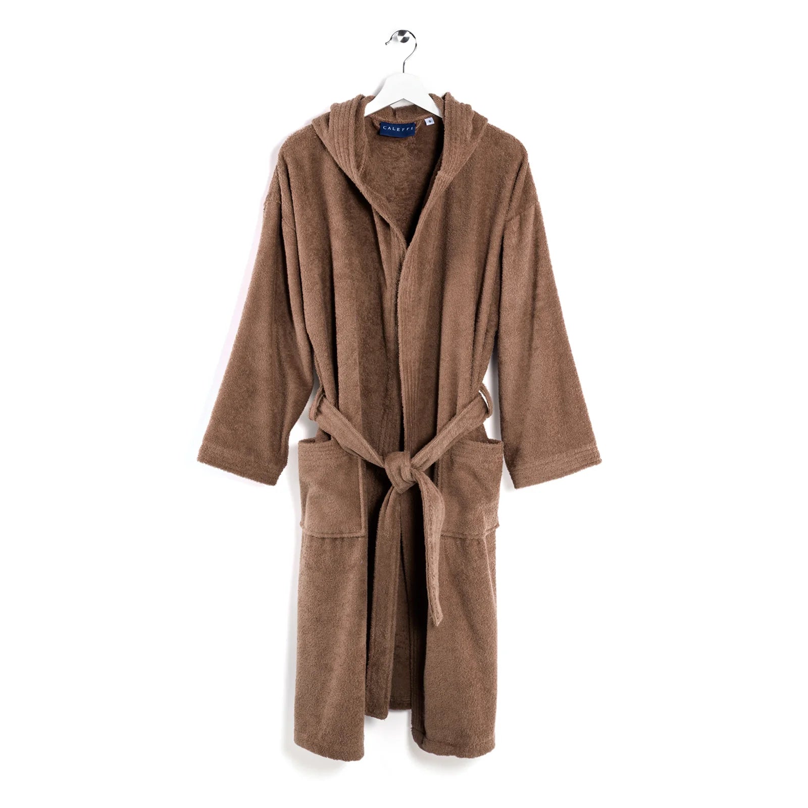 Accappatoio in Spugna di cotone Con Cappuccio Caleffi Minorca Unisex.
