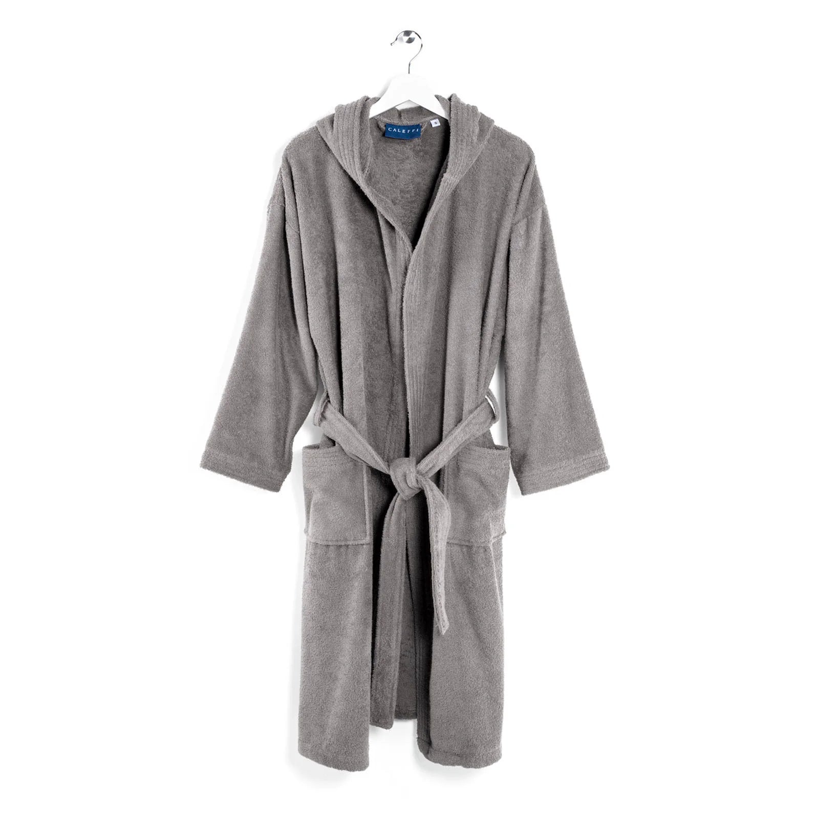Accappatoio in Spugna di cotone Con Cappuccio Caleffi Minorca Unisex.