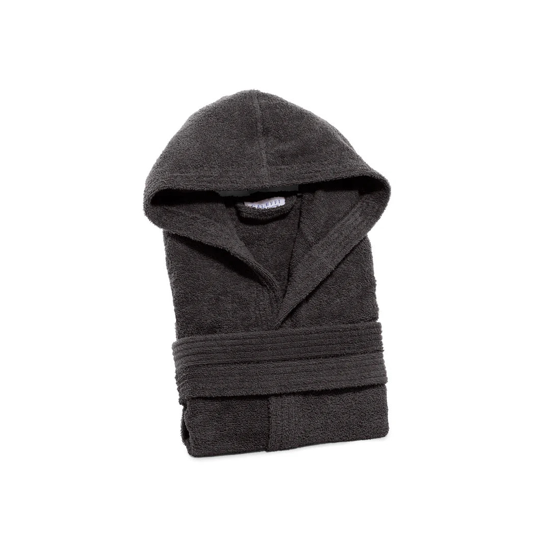 Accappatoio in Spugna di cotone Con Cappuccio Caleffi Minorca Unisex