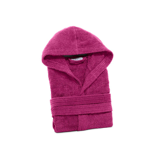 Accappatoio in Spugna di cotone Con Cappuccio Caleffi Minorca Unisex