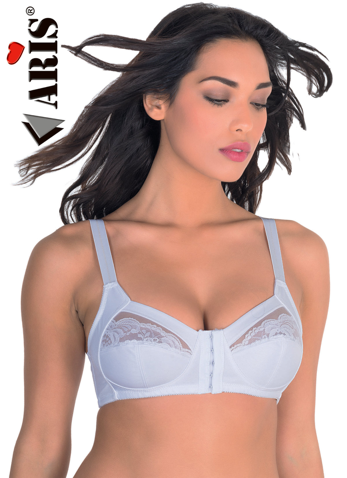 Reggiseno aperto davanti coppa C - Bianco