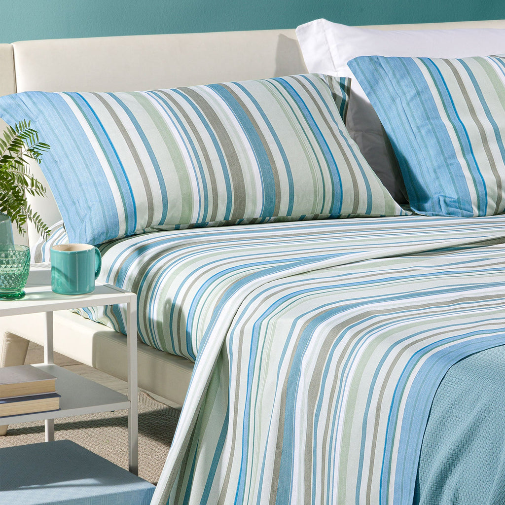 Completo Lenzuola In Cotone - Bristol Singolo Caleffi