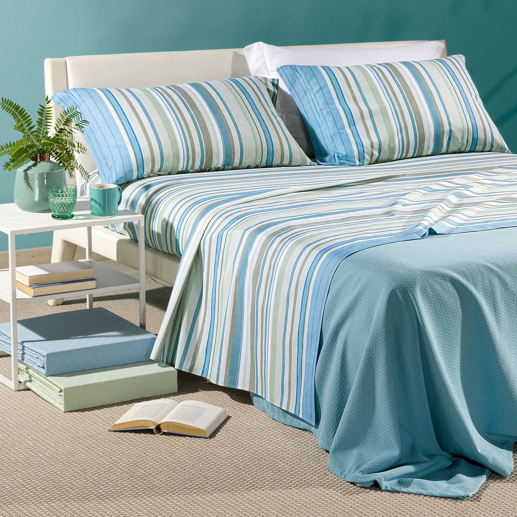 Completo Lenzuola In Cotone - Bristol Singolo Caleffi