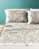 Completo Lenzuola In Cotone Dea Matrimoniale Caleffi