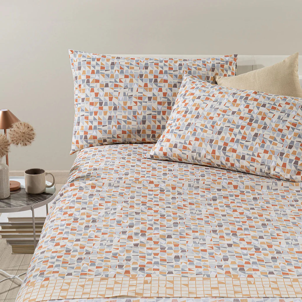 Completo lenzuola Singolo Orleans in cotone