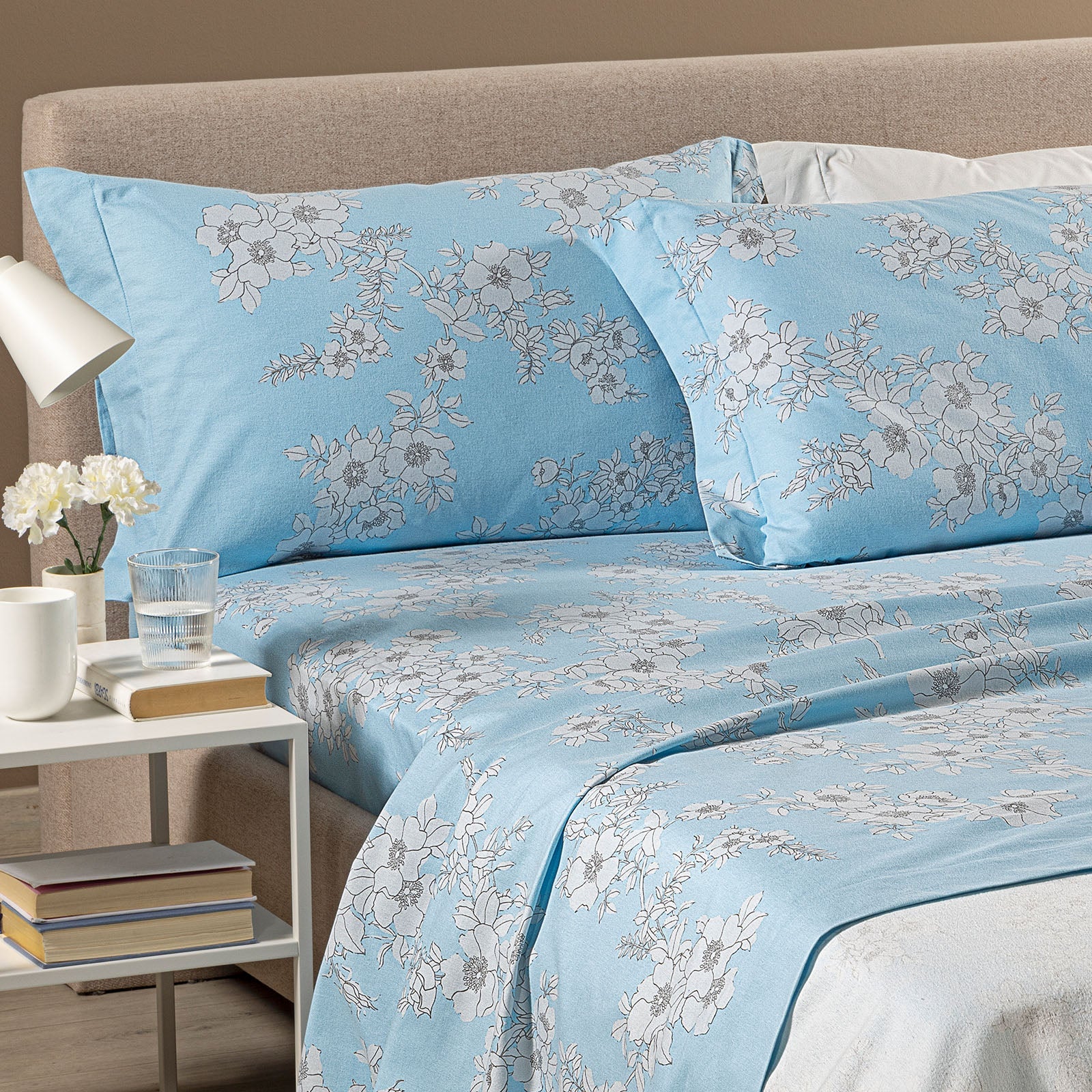 Completo Lenzuola Serenity in Flanella