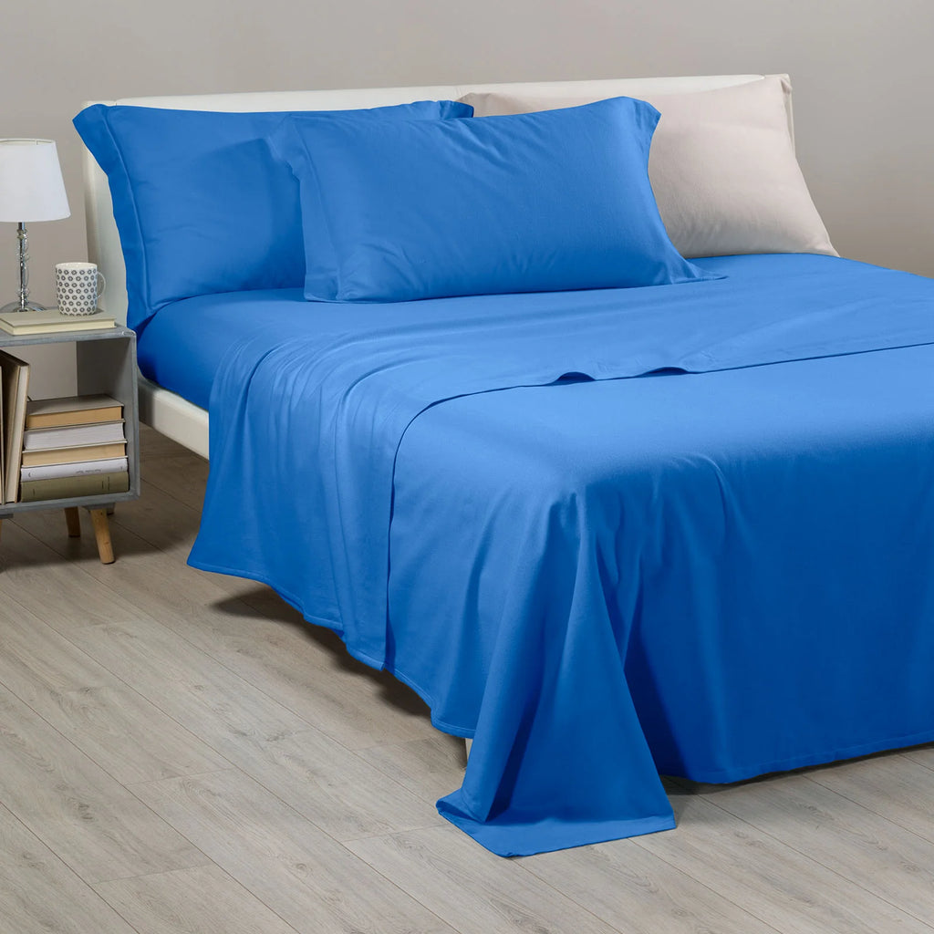 Completo Lenzuola Tinta unita in Flanella