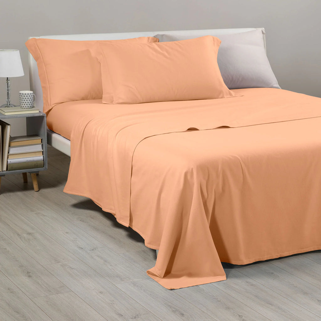 Completo Lenzuola Tinta unita in Flanella