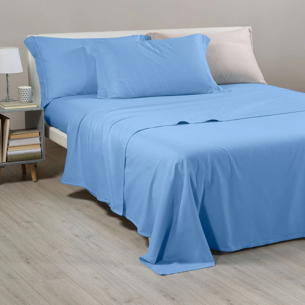 Completo Lenzuola Tinta unita in Flanella