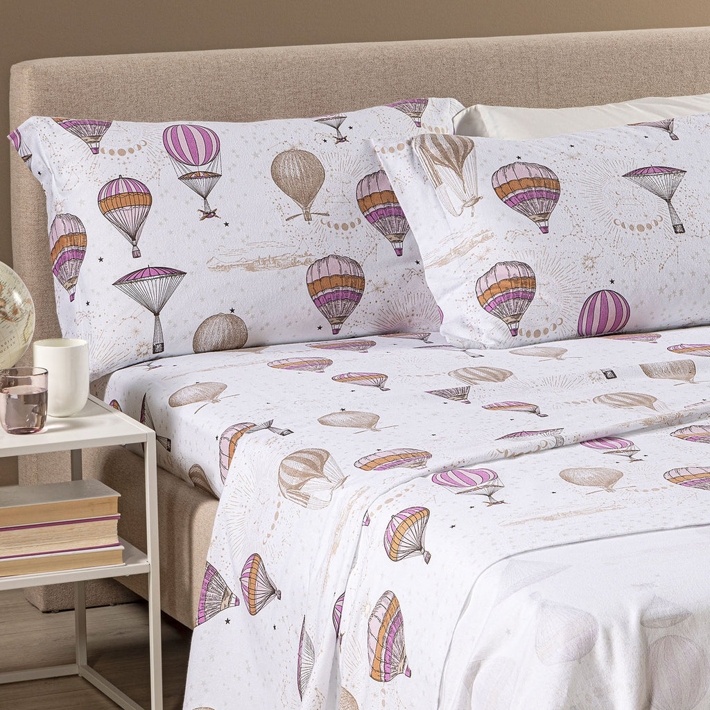 Completo Lenzuola Volo in Flanella