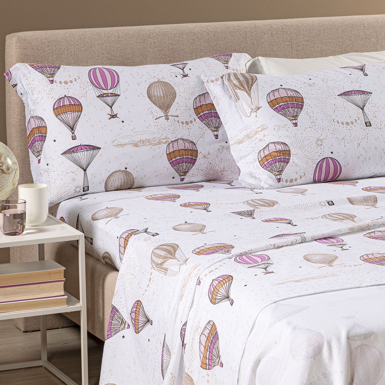 Completo Lenzuola Volo in Flanella