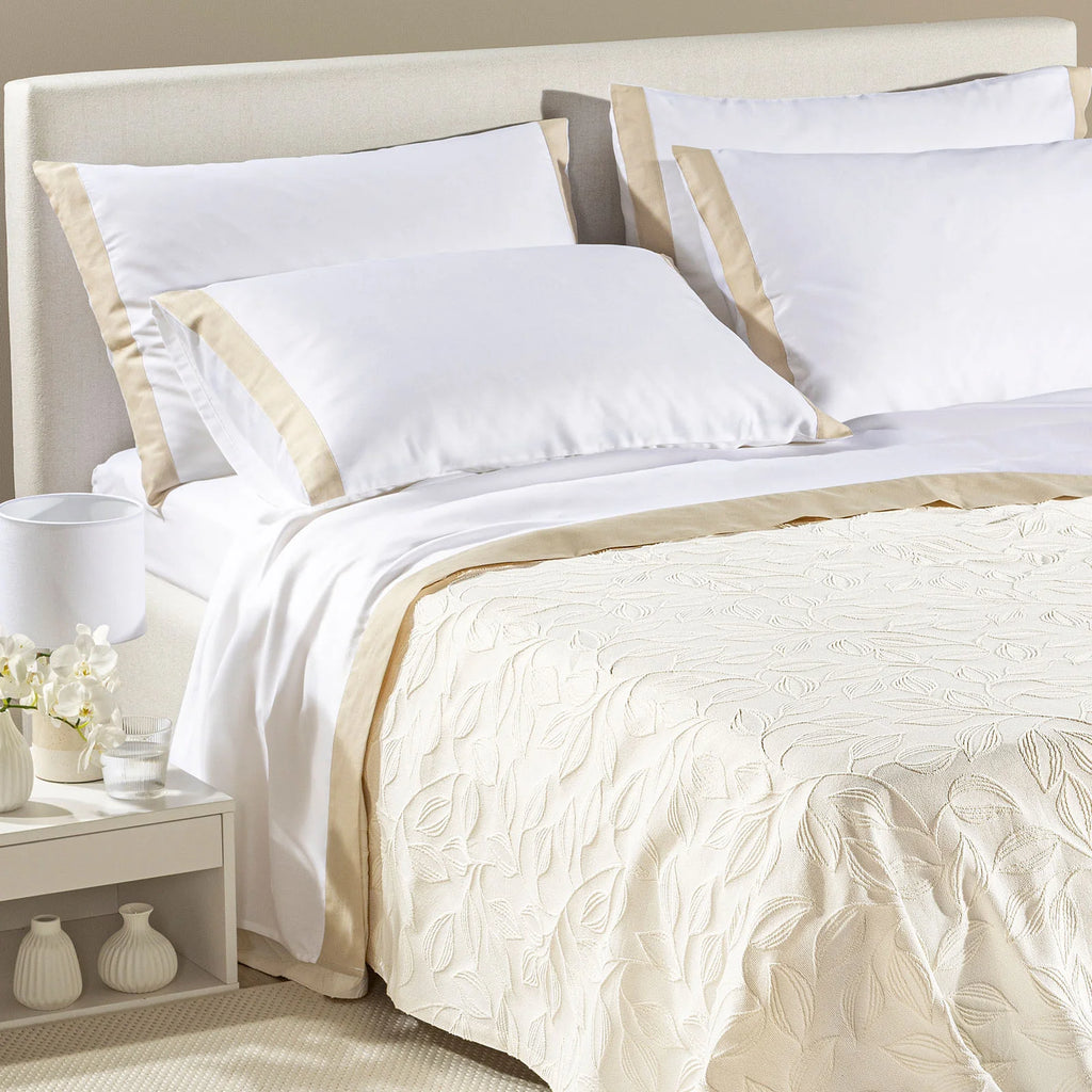 Copriletto Non Trapuntato In Cotone Matera Matrimoniale - Primanatura