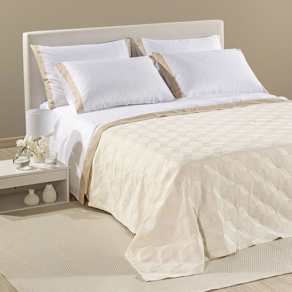 Copriletto Non Trapuntato In Cotone Rapallo Matrimoniale - Primanatura