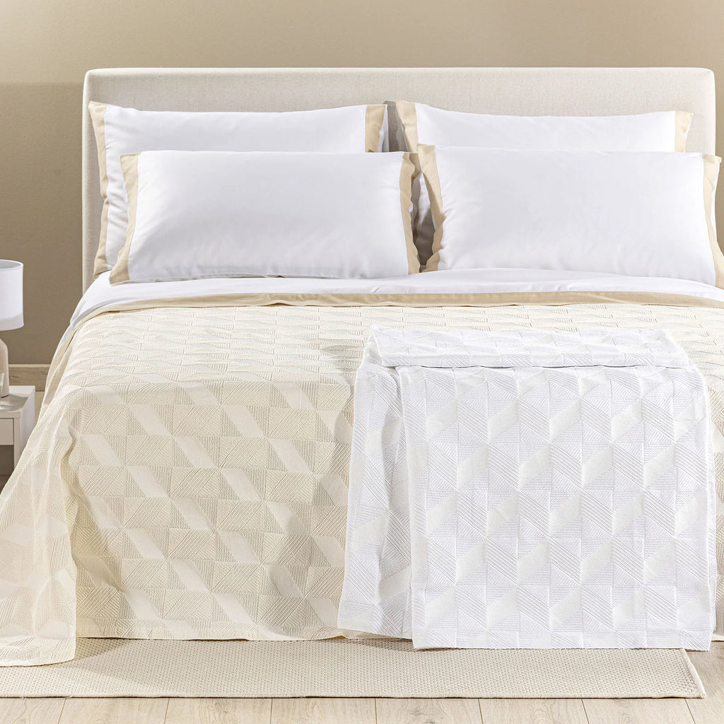 Copriletto Non Trapuntato In Cotone Rapallo Matrimoniale - Primanatura