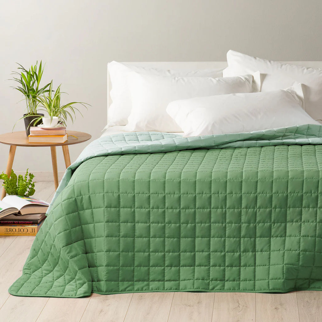 Caleffi - Copriletto Trapuntato In Microfibra Matrimoniale Modern