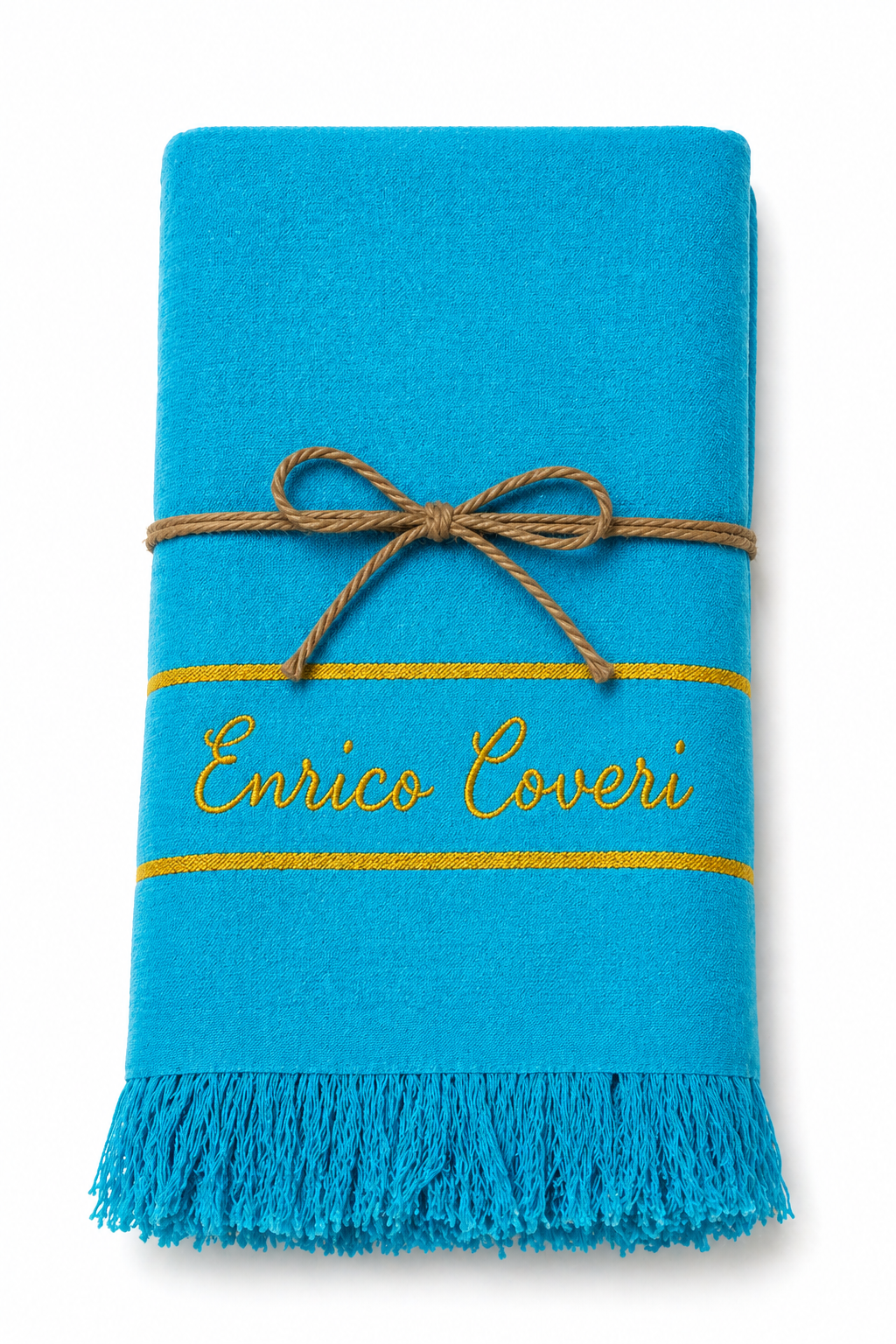 Telo Mare Fouta Enrico Coveri con Frange – Leggero e Super Assorbente
