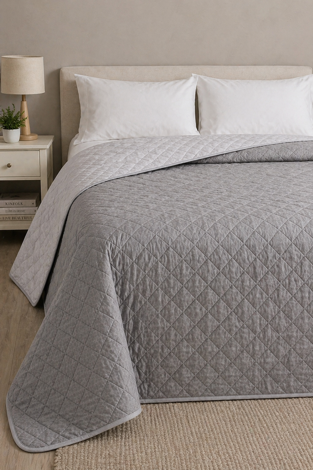 Trapuntino primaverile Indicolor letto matrimoniale