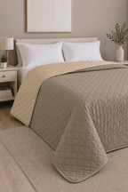 Trapuntino primaverile Indicolor letto piazza e mezza