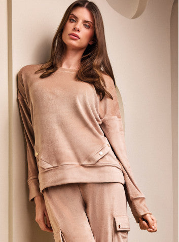 Tuta da donna invernale in Soft Velurgirocollo serie - LEISURE