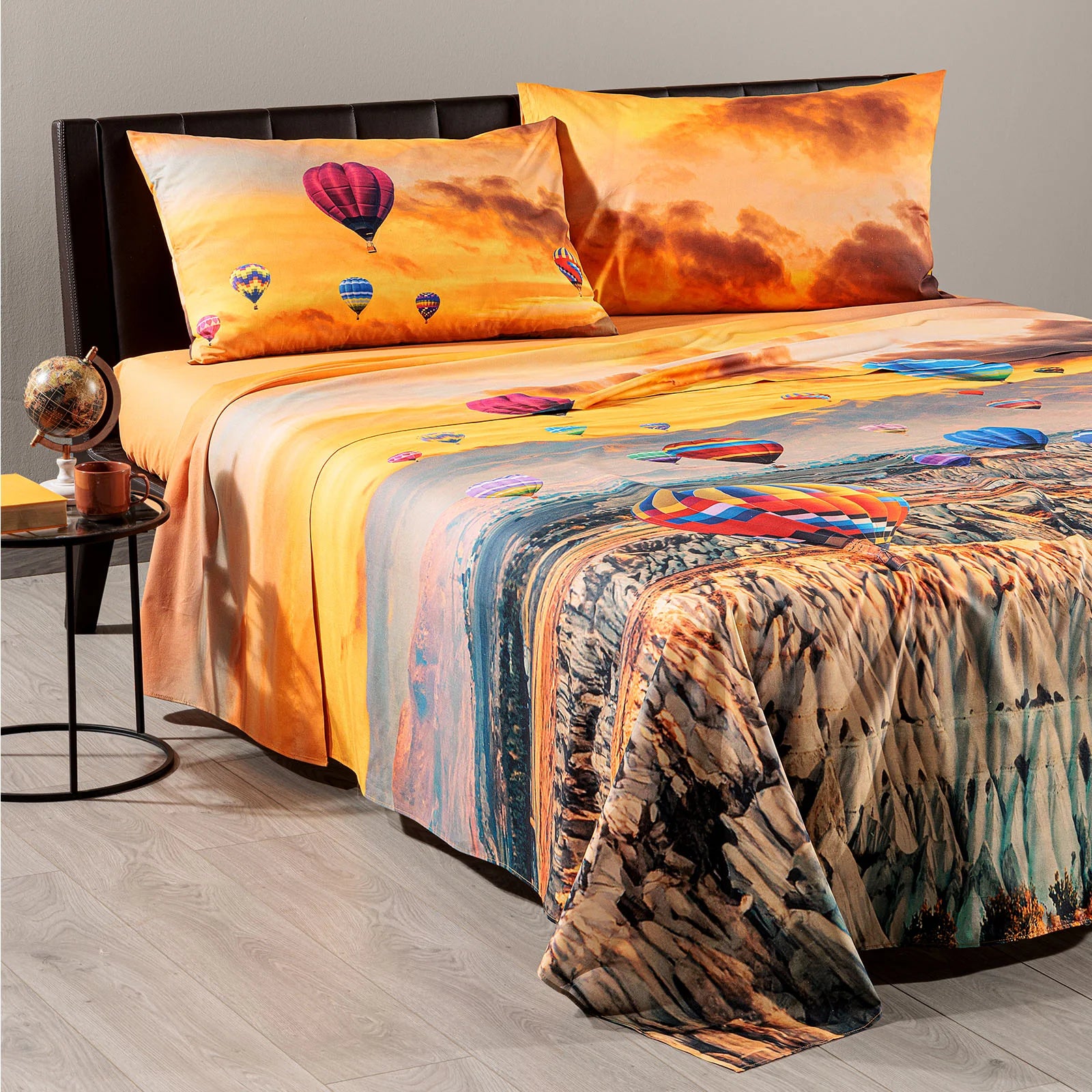 Lenzuola Copriletto In Cotone Cappadocia Matrimoniale Unica Sogni Di Viaggio