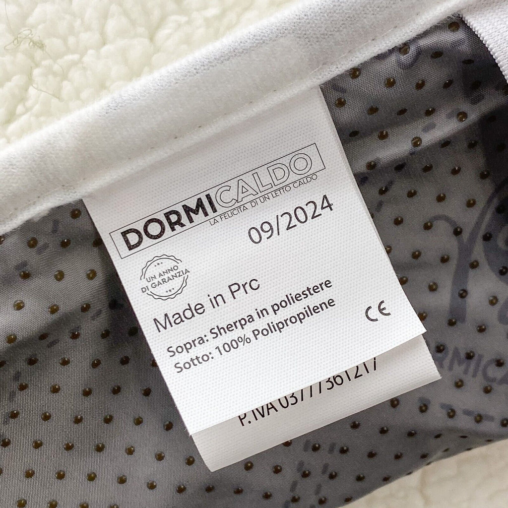 Coperta Termica Matrimoniale in Sherpa Dormicaldo